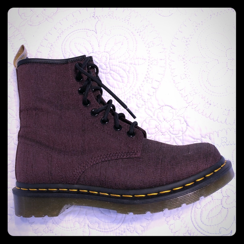 Cherry red vegan castle doc martens 🍒